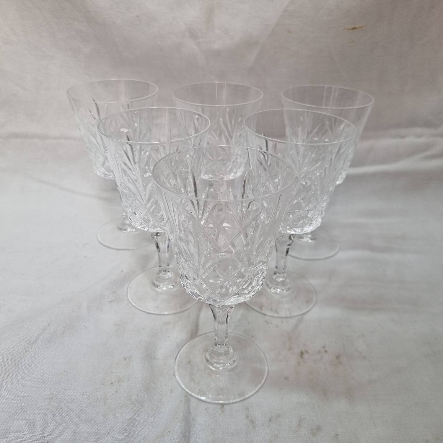 Crystal wine glasses from 1980