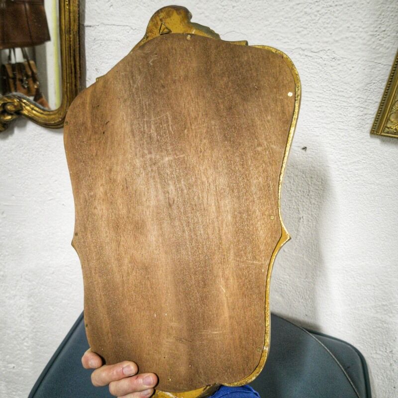 Baroque gilded mirror 53x35cm