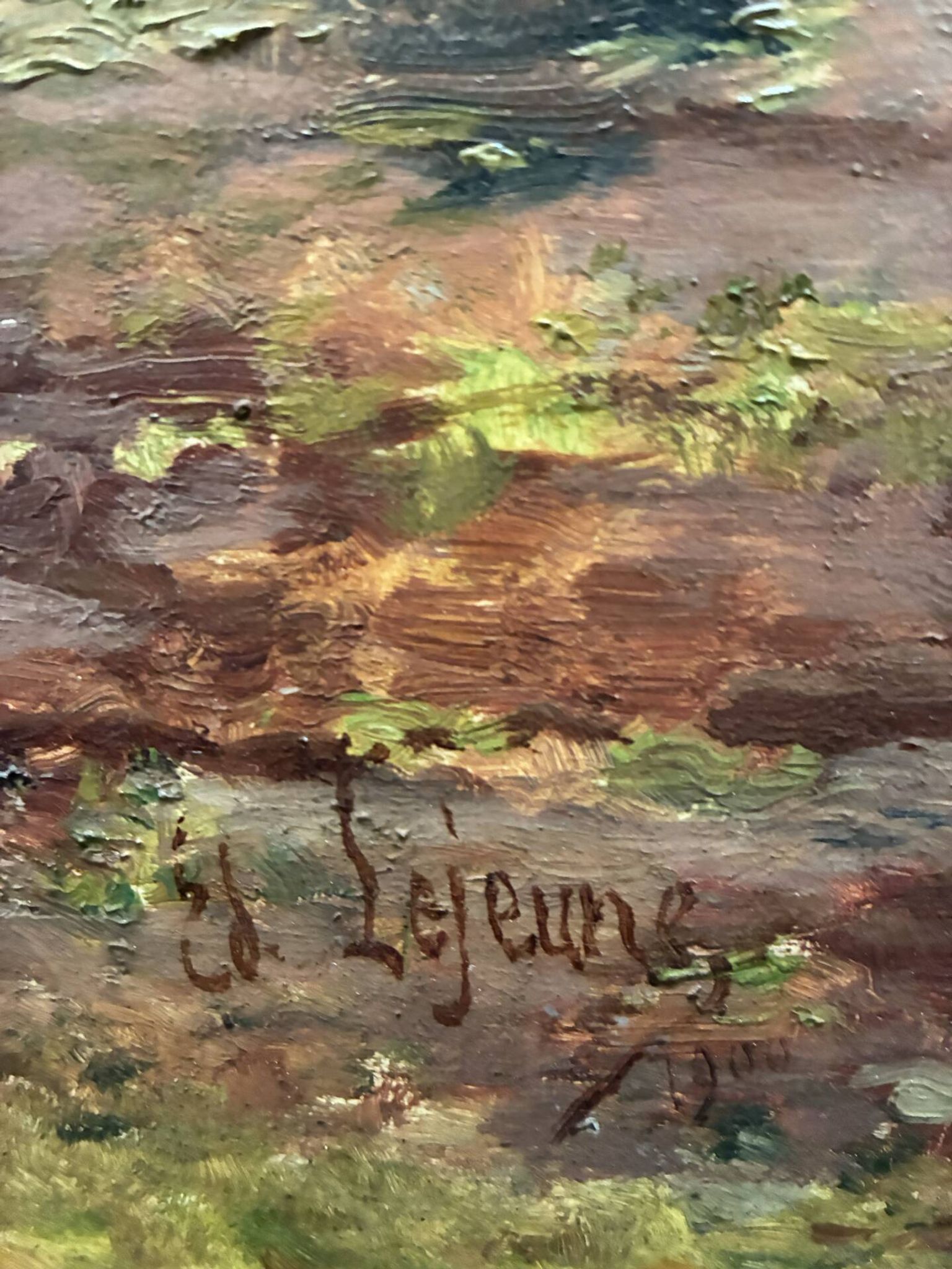 Landscape, Louis Lejeune, 1900