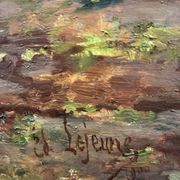 Landscape, Louis Lejeune, 1900