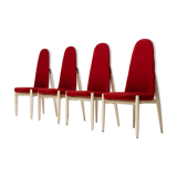 Set of 4 Dining Chairs by Miroslav Navratil, 1970s