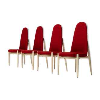 Set of 4 Dining Chairs by Miroslav Navratil, 1970s