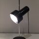 Adjustable lamp in black lacquered metal and chrome France 70s