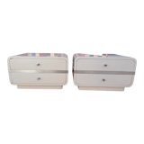 Paire tables de chevets vintage