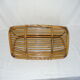 Fruit basket with handle - rattan - bamboo from the 50s