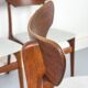 Chaises de salle à manger en teck danois par Schionning & Elgaard, années 1960, ensemble de 4