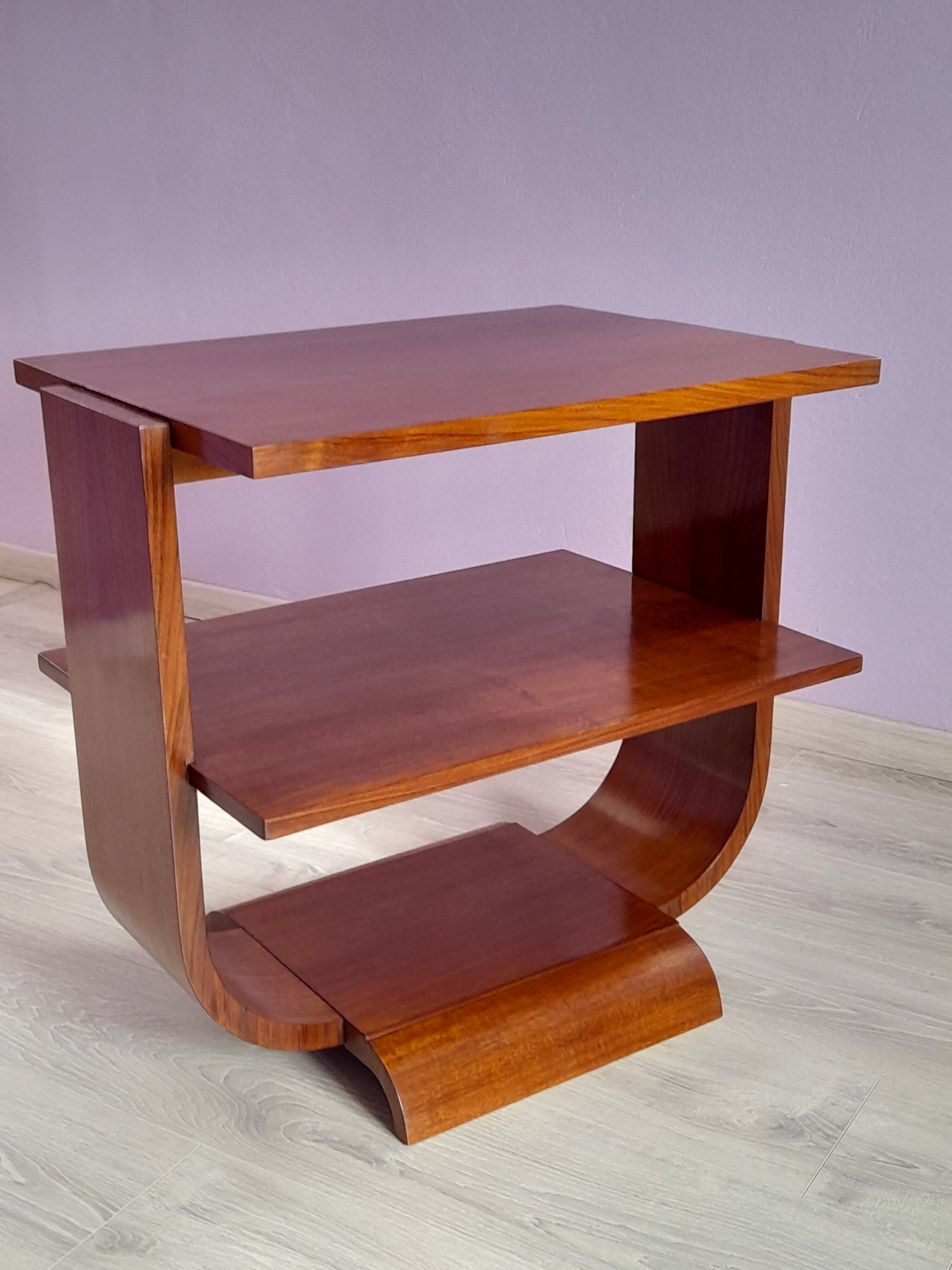 Art Deco period mahogany coffee table