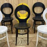 Series of 6 Baumann Mouette model chairs from the 70s