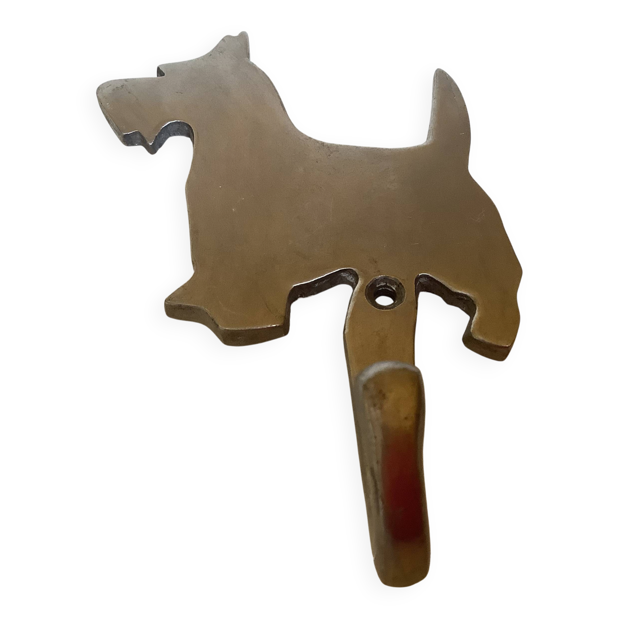 Silver metal Scottish coat hook