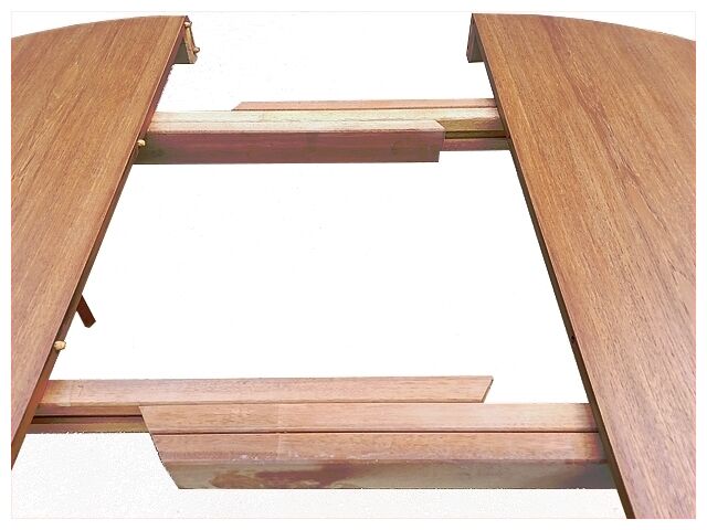 Danish round table by Oluf Th. Larsen Scandinavian teak vintage 1960