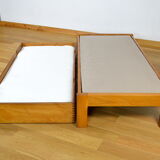 Pierre Chapo bed in elm 1970-1980
