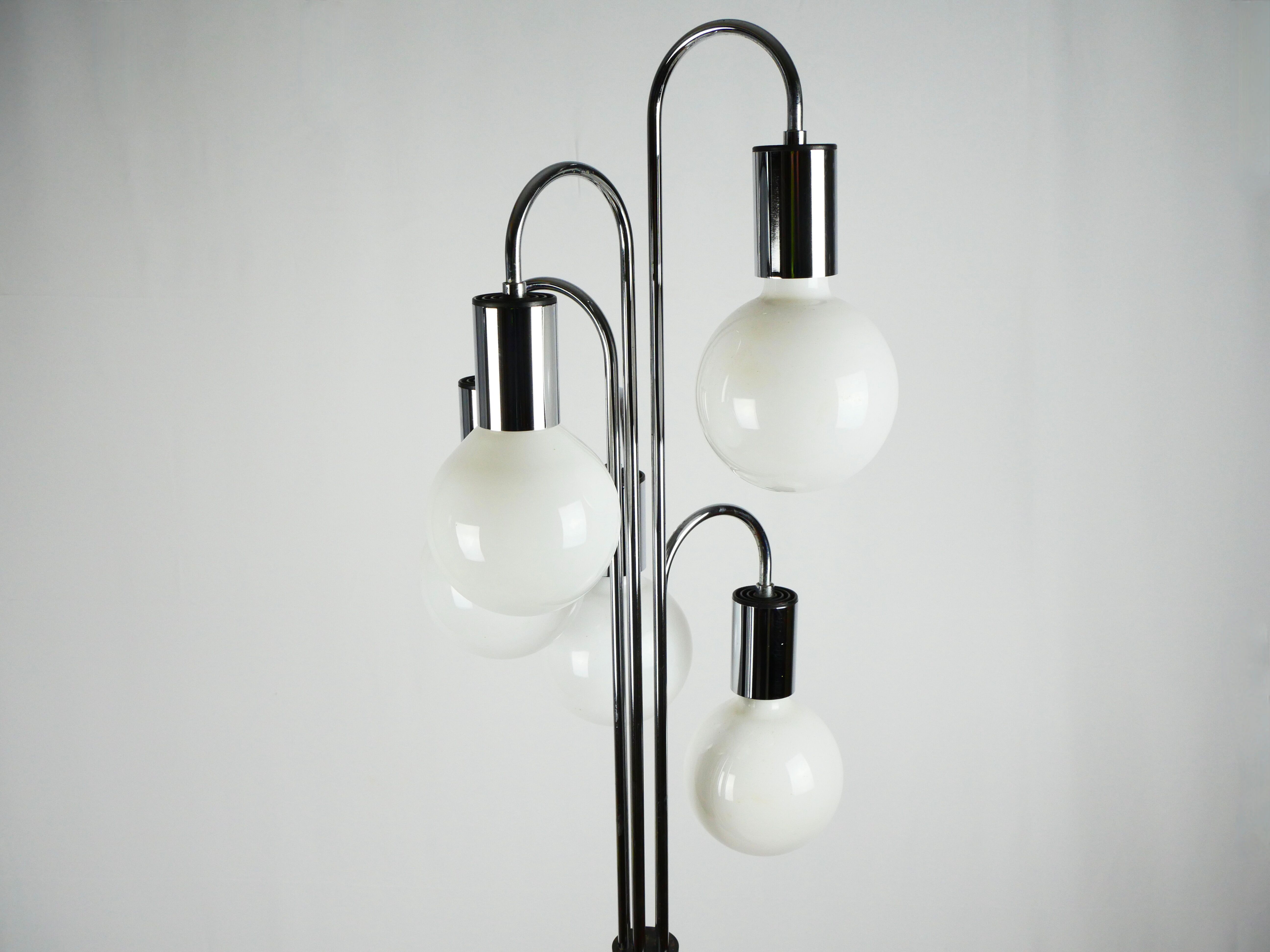 Floor lamp 5 bulbs 70s