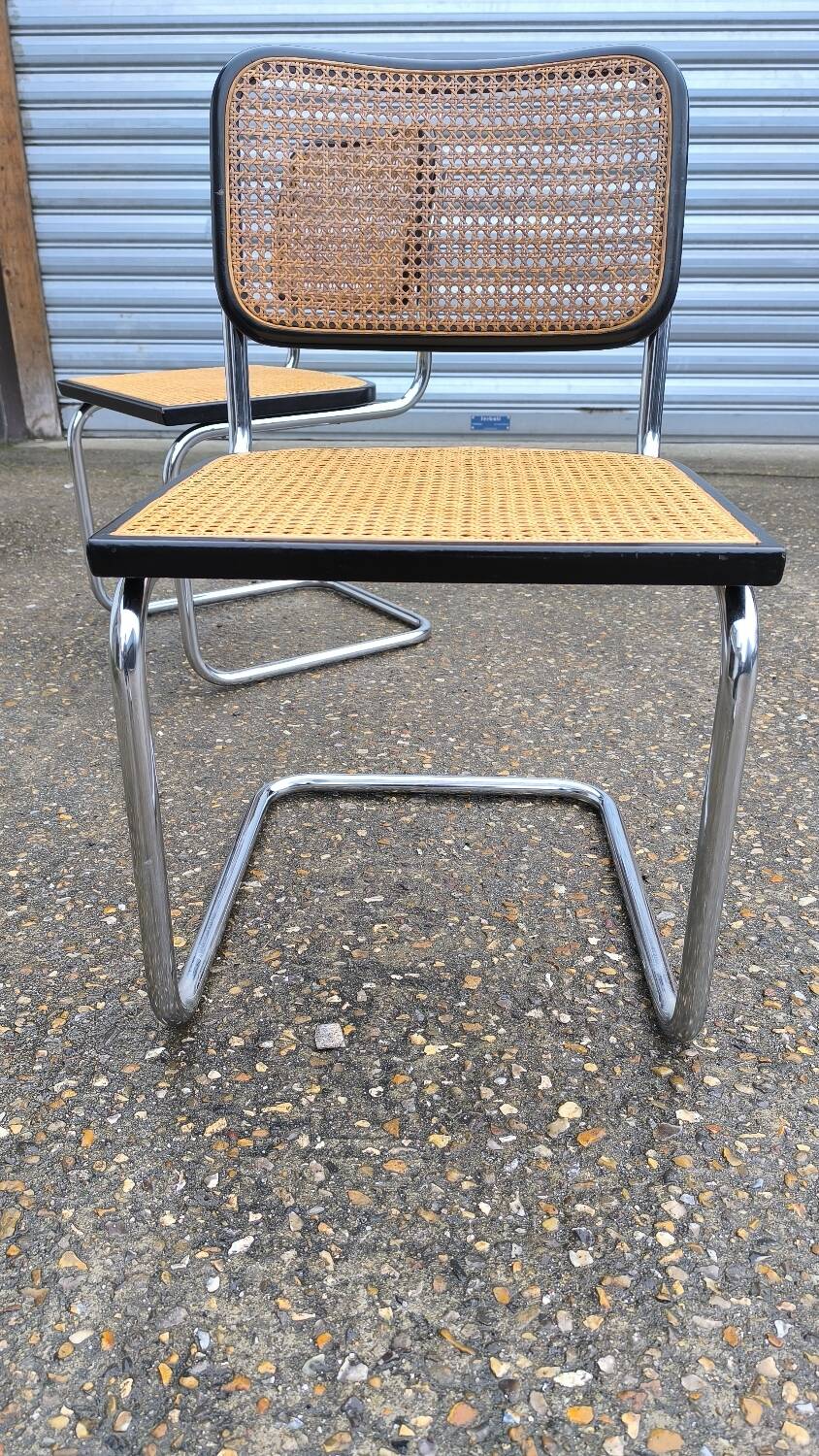 Pair of Cesca B32 chairs by Marcel Breuer