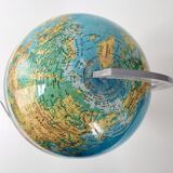 Vintage luminous globe 1950