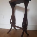 Late 19th century solid mahogany side table
