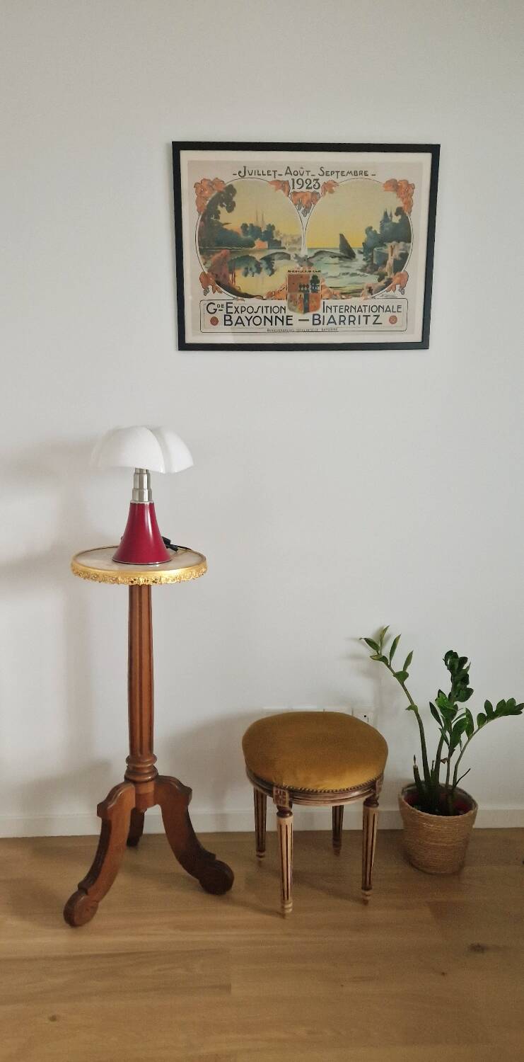 Louis xvi style high pedestal table