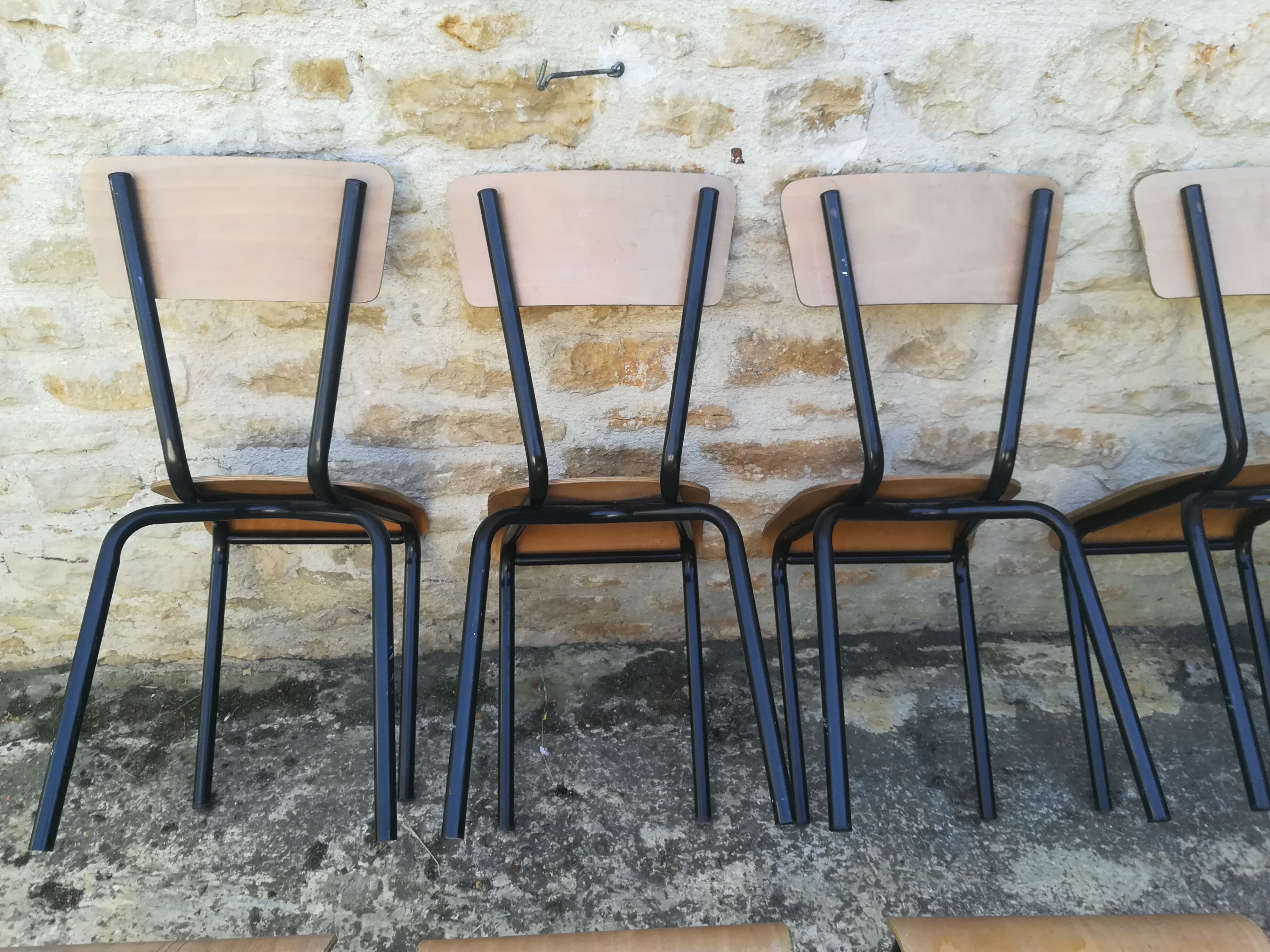 Vintage school chairs