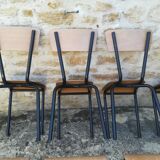 Vintage school chairs