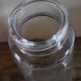 Vase Flacon ancien conservation verre transparent