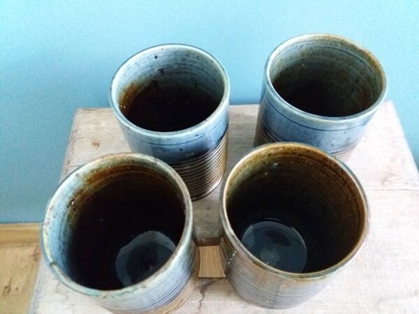 Tasses verres Greber en grès