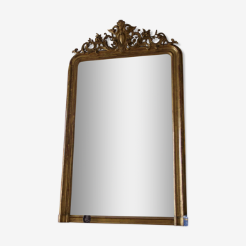 Miroir bois doré Napoléon III 103x150cm