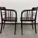Secession Armchairs No. 6093 by Otto Wagner for Thonet