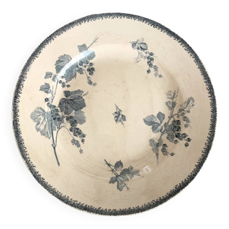 U&Cie Sarreguemines Serving Plate GROSEILLES decor