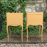 Pair of vintage Louis XV style bedside tables