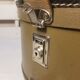 Vintage German Hat Box - Prima Hartplatte - Round and Green Khaki