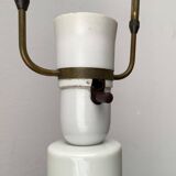 Danish royal table lamp from the mid-century by Kai Lange for Fog & Morup and Royal Copenhagen, 1960s.