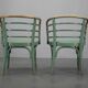 Rare ensemble de deux fauteuils Bauhaus B 246 de Josef Frank pour Thonet, années 1930