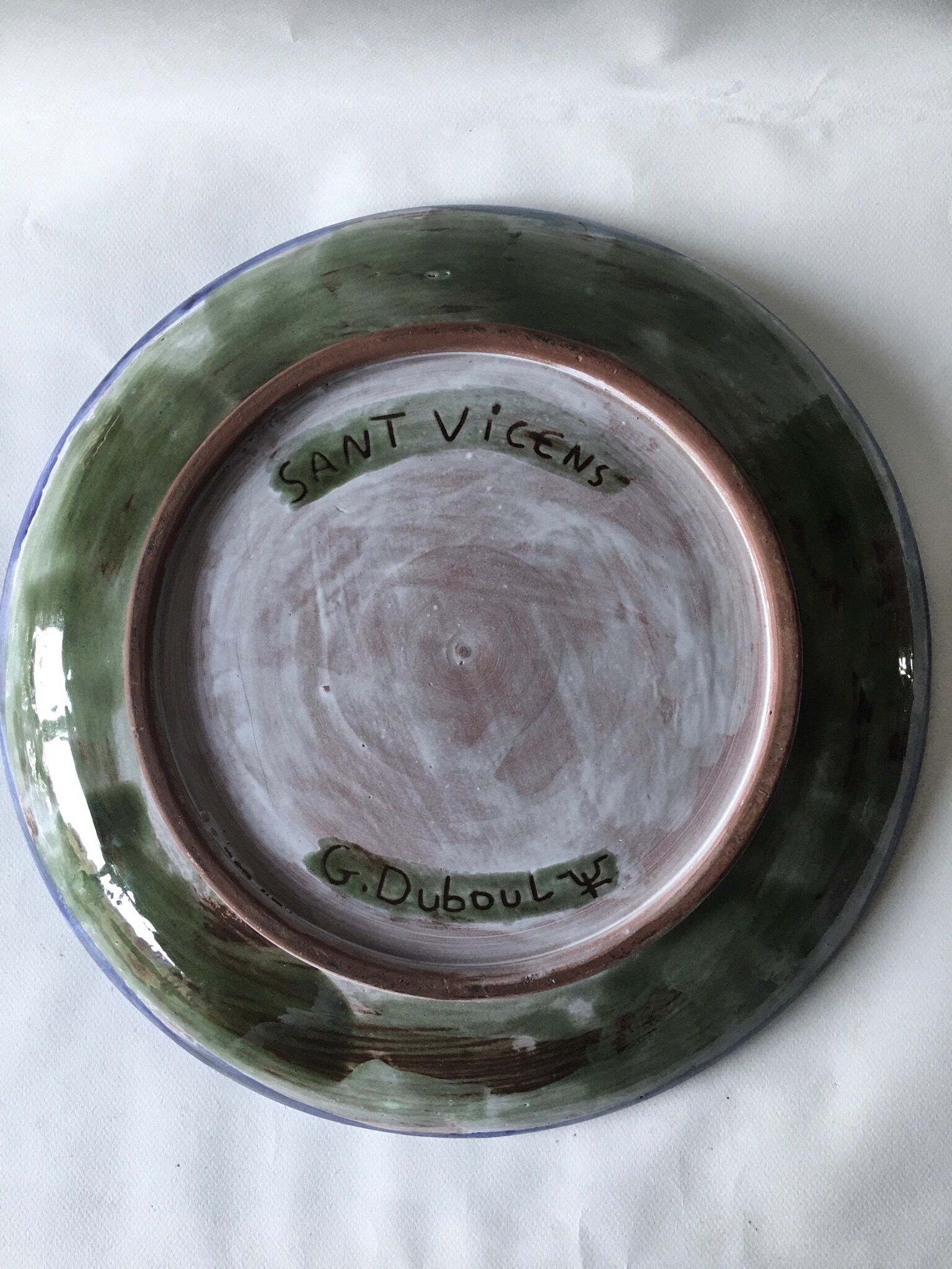 Vintage dish Genevieve Duboul Sant Vicens