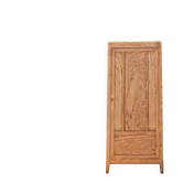 Armoire parisienne étroite ancienne en bois brut 