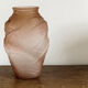 Vase en verre moulé art déco