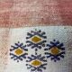 Vintage turkish handmade cushion cover , 30 x 50 cm