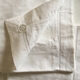 Pair of percale pillowcases embroidered days