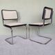 Pair of chairs b32 cesca by Marcel Breuer