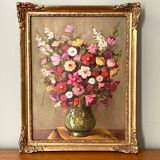 Oil painting on canvas signed Paul Feron