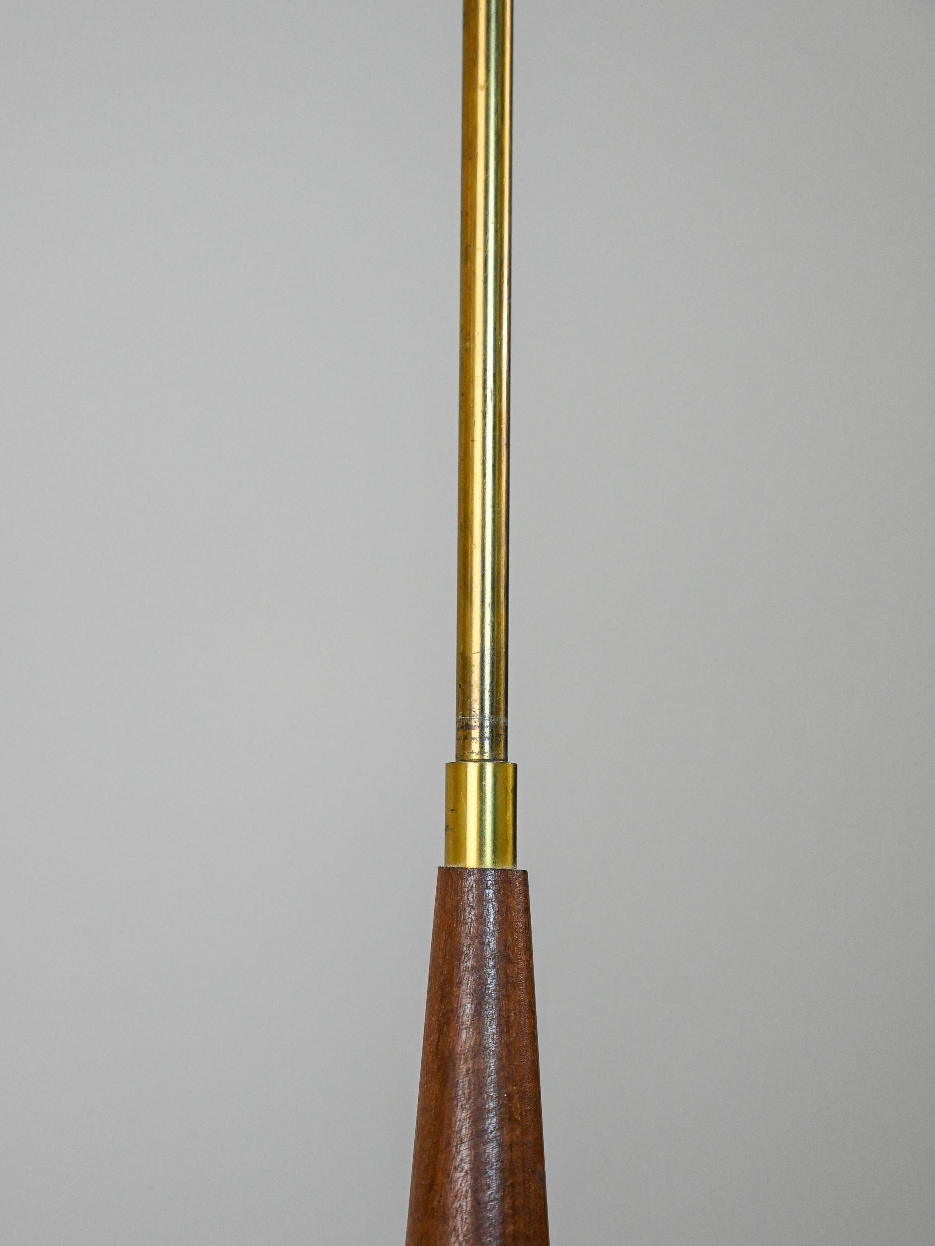 Vintage pendant light with opaline