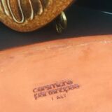 Baked dish or vintage fish terrine