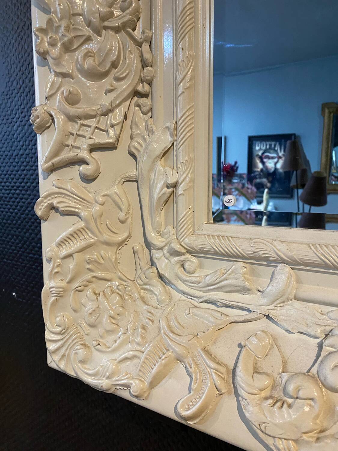 Large white mirror Kare Design