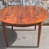 Table a rallonge en palissandre scandinave