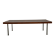 Coffee table, rosewood and chrome, 1960s
