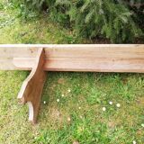 Large model oak farmhouse bench