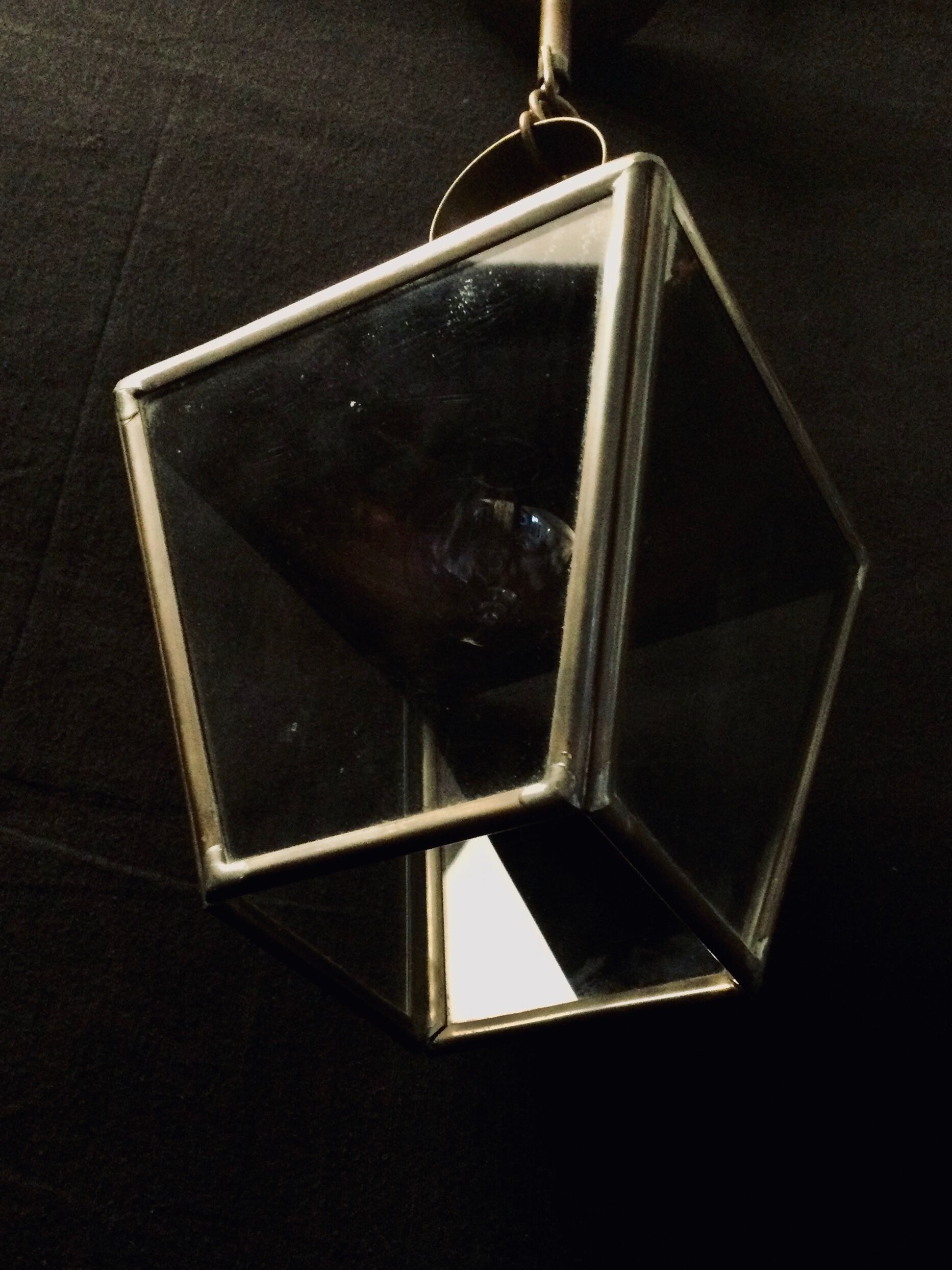 Brass Lantern one light