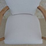 Fauteuil bridge chic année 50 totalement restauré et relooké
