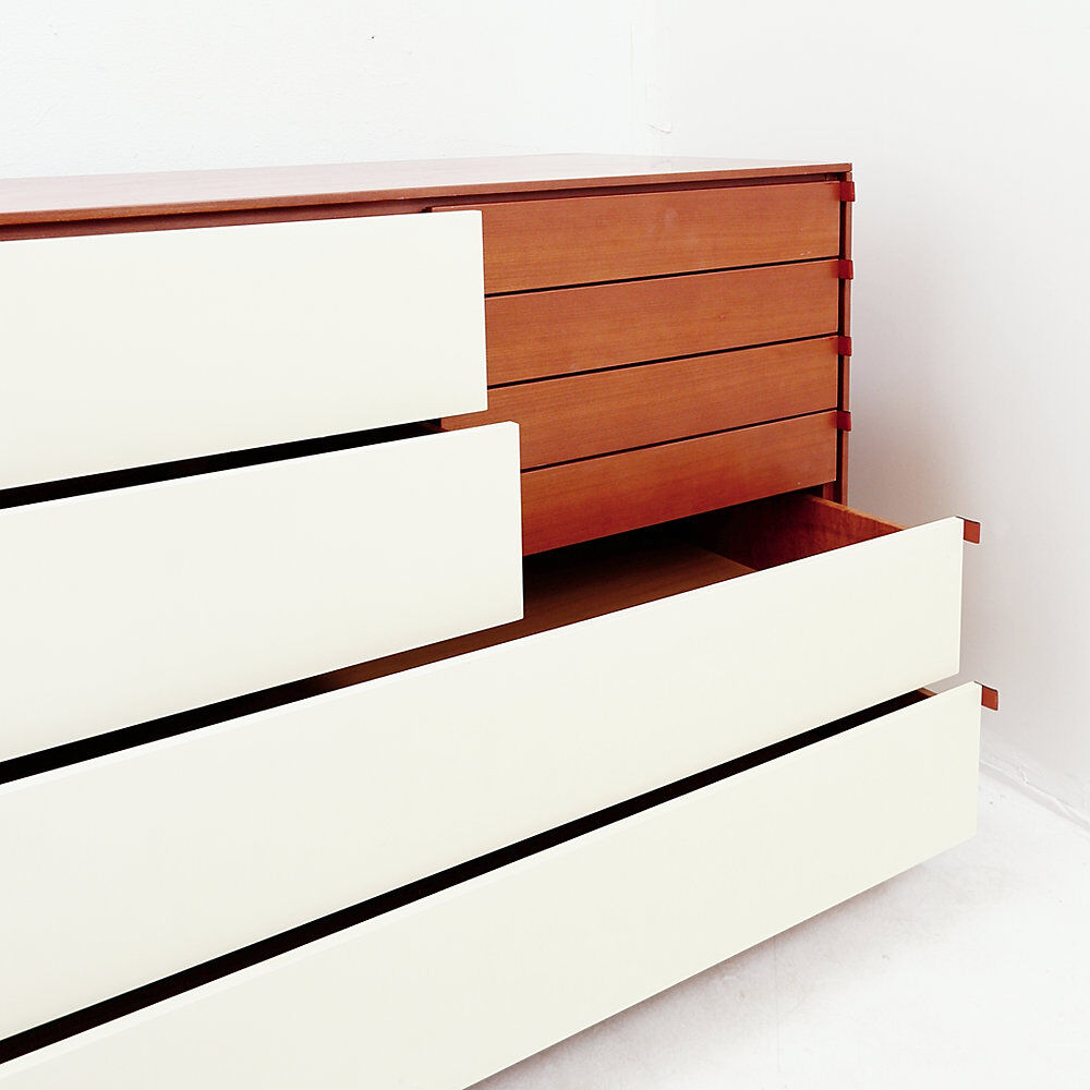Commode vintage à dix tiroirs par B&B Italia - Années 1970