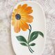 Serving dish Gien sunflower design