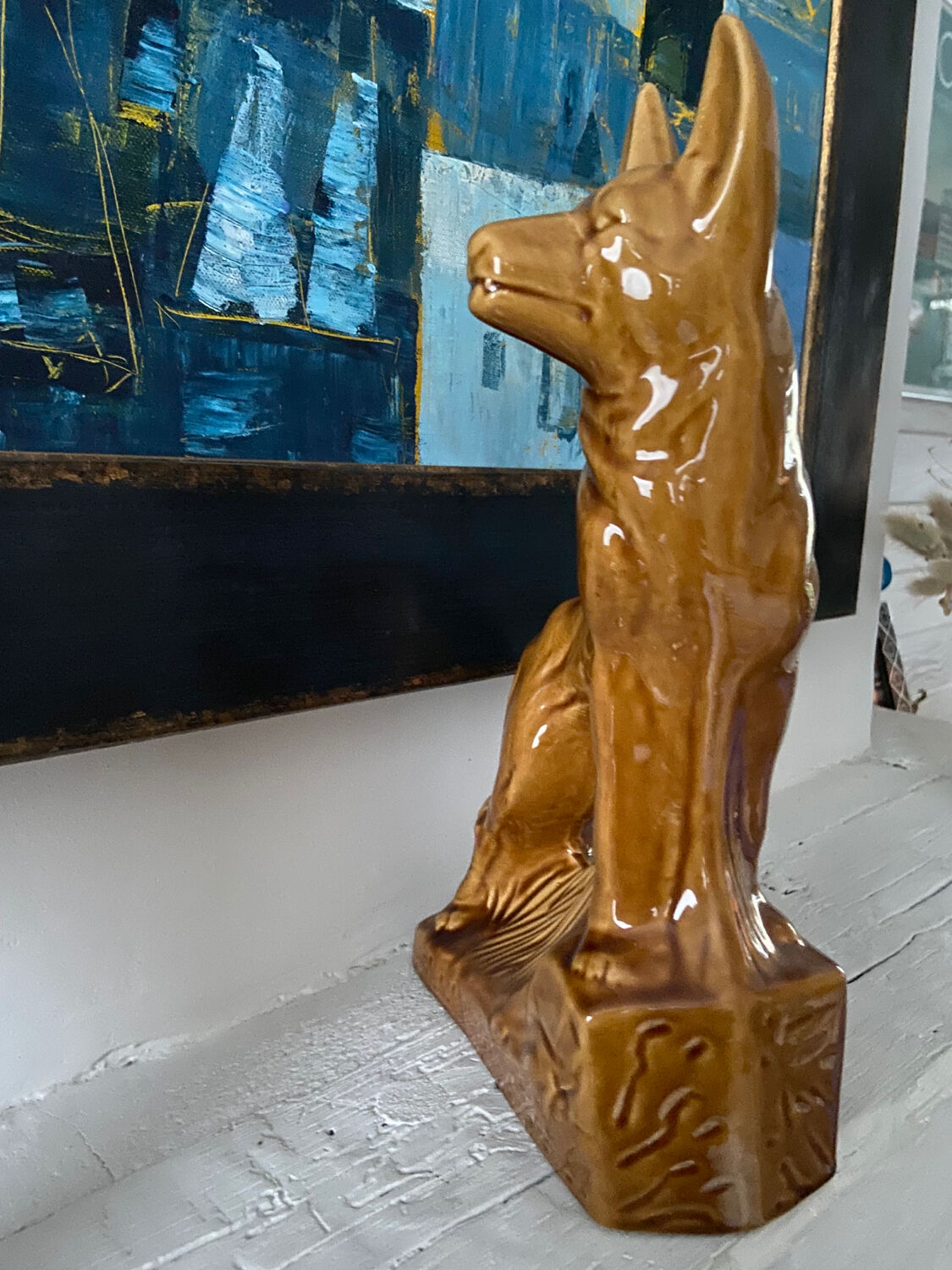 German Shepherd Statuette