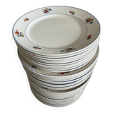 Service assiettes Luneville